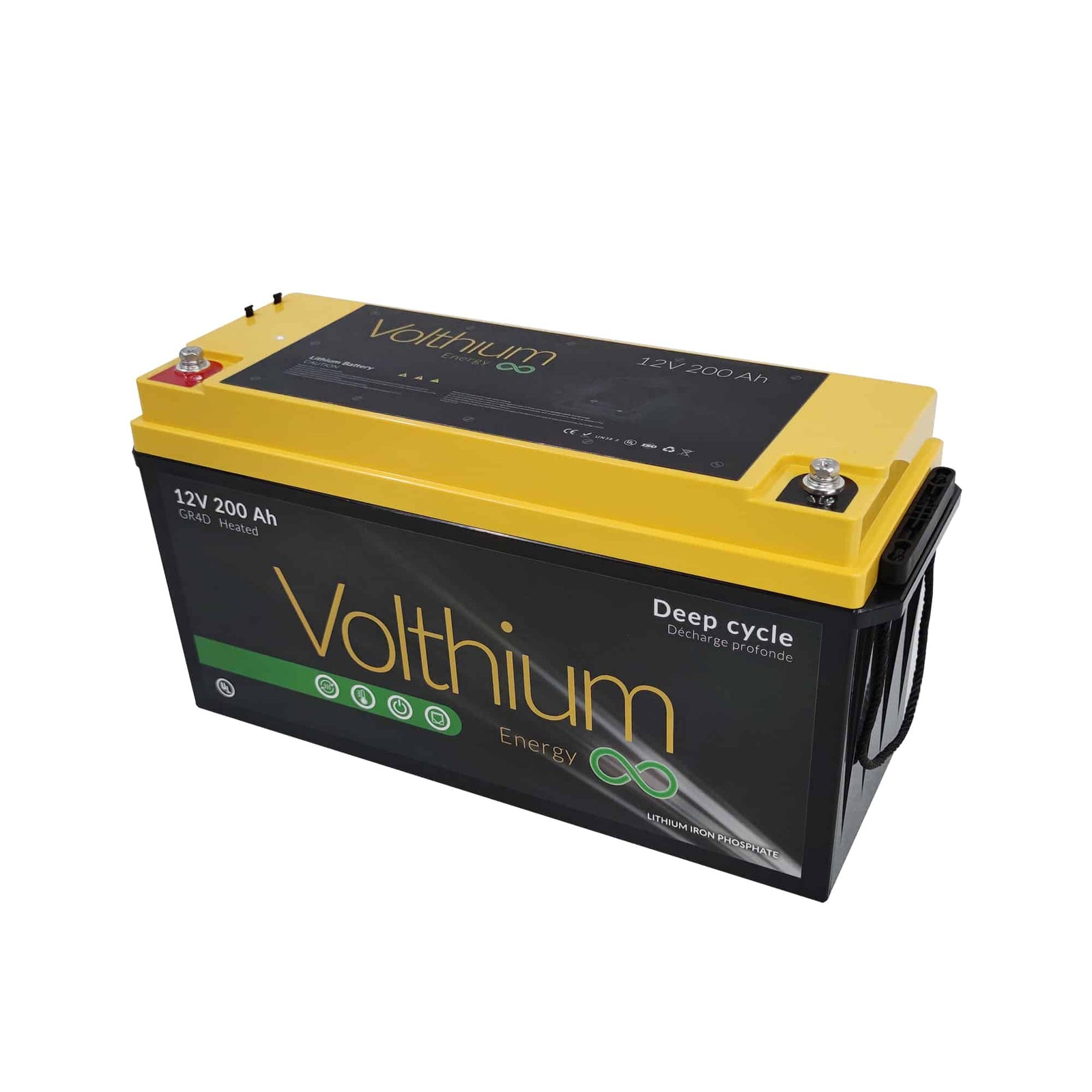 Battery 12V Volthium 200ah Lithium (Self-heating)