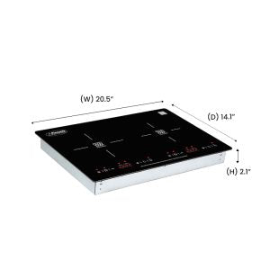 Double induction hob - Pinnacle Appliances BIC202 
