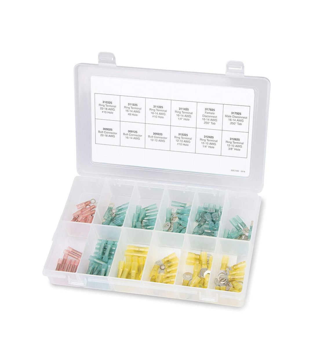 Kit of terminals and heat shrink connectors Ancor