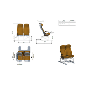 2-seater bench for Sprinter/Transit/Promaster van - VanEquipped