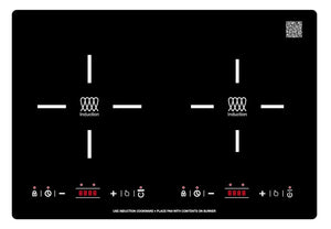 Double induction hob - Pinnacle Appliances BIC202 